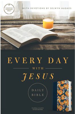 CSB Every Day with Jesus Daily Bible, Floral Hardcover