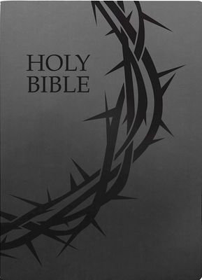 KJVER Holy Bible Crown Of Thorns Design Large Print-Black Ultrasoft
