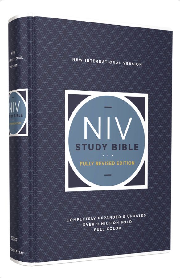 NIV Study Bible, Fully Revised Edition (Study Deeply. Believe Wholeheartedly.), Hardcover, Red Letter, Comfort Print