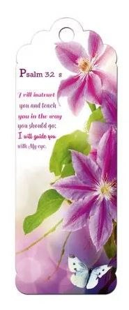 Psalm 32:8 Purple Flowers