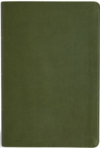 CSB Oswald Chambers Bible-Olive Leathertouch
