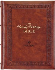 NLT, The Family Heritage Bible Brown