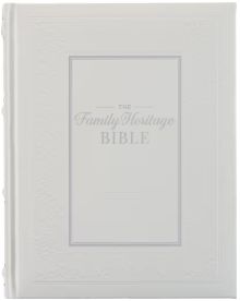 The Family Heritage Bible, Thumb-Indexed, NLT White