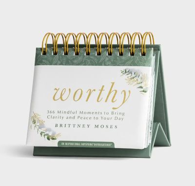 Worthy: 366 Mindful Moments to Bring Peace &amp; Clarity to Your Day - Perpetual Calendar