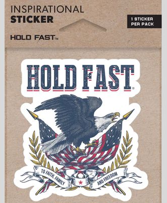 HOLD FAST Sticker Vintage Eagle