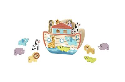 Wooden Shape Sorter: Noah’s Ark