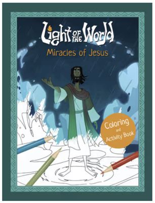 Light of the World Coloring and Activity Book: Miracles of Jesus