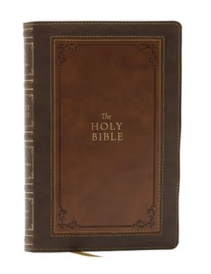 1611 KJV with Apocrypha, Brown Leathersoft
