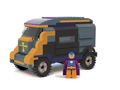 Bibleman: Van Building Blocks (235 PC)
