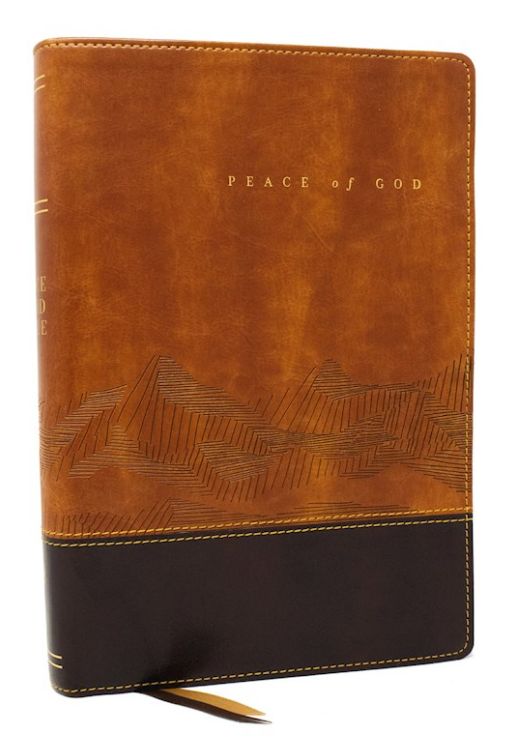 Peace of God Bible NKJV  Brown Leathersoft