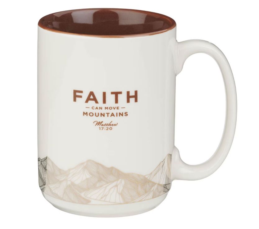 Ceramic Mug   Faith Mountain Summit  14 oz