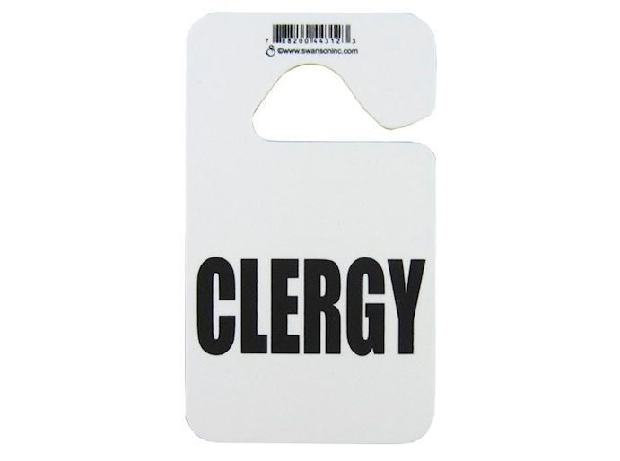 Auto Hangtab-Clergy