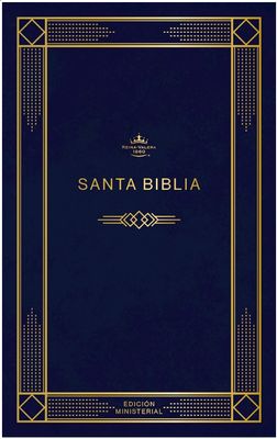 RVR 1960 Biblia Edición Ministerial, Azul Oscuro, Tapa Rústica
