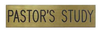 Pastor's Study-Adhesive Back-Formica-Gold/Black