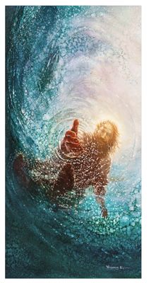 The Hand of God 3D Post Card