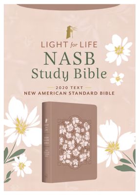 Light for Life NASB Study Bible: Blush Bouquet