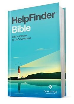 Helpfinder Bible NLT, Filament Enabled Hardcover, Harbor Blue, Red Letter