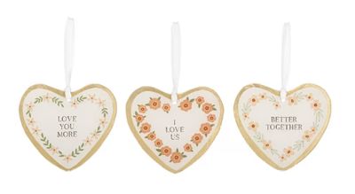 Love You More Heart Wreath 5 x 4 1/2