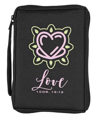 Bible Case Heart Love 1 Cor. 13:13 Lrg