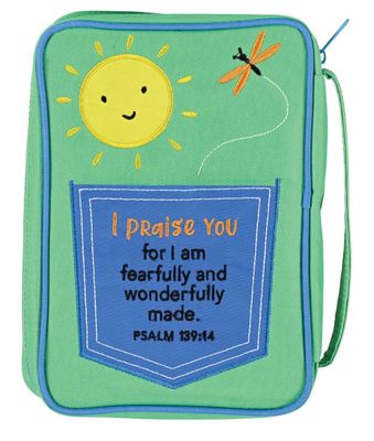 Kid Bible Cover Green You Are Amazing