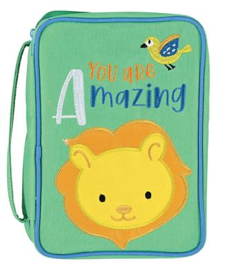 Kid Bible Cover Green You Are Amazing