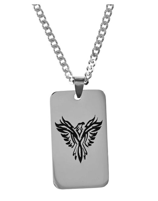 Necklace Blessed Nation Eagle Men Dogtag