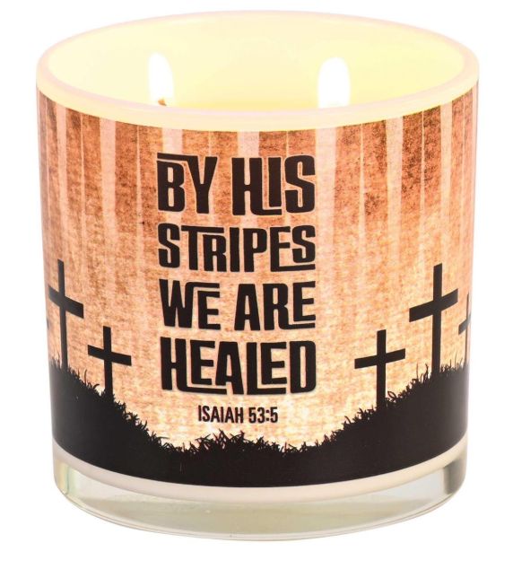 By This Stripes We Are Soy Candle 13 Oz