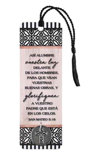 Así Alumbre Nuestra Luz Mateo 5:16 Bookmark &amp; Coin