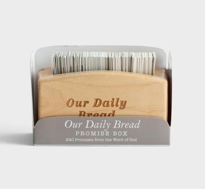 Our Daily Bread Promise Box Wood