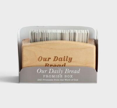 Our Daily Bread Promise Box Wood