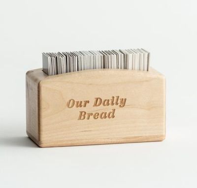 Our Daily Bread Promise Box Wood
