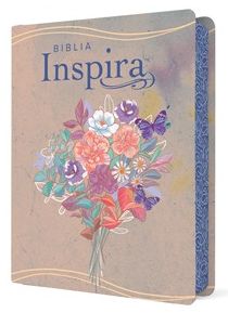 Biblia Inspira NTV Con Filament Sentipiel, Acuarela Rosa