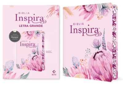 Biblia Inspira NTV, Letra Grande Con Filament Sentipiel, Primaveral