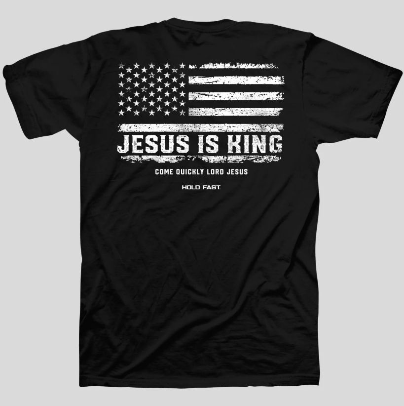 Jesus Is King Flag T-Shirt, Size: SM