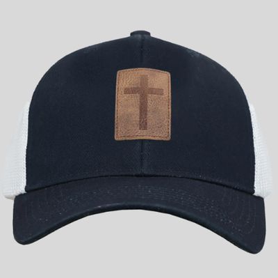 Leather Cross Cap