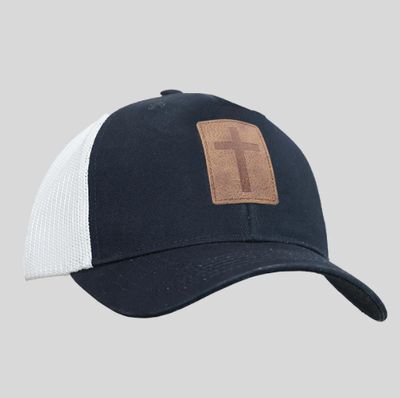 Leather Cross Cap