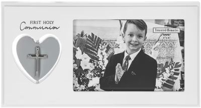 Spinning Heart Sacrament Frame First Communion Holds 4 x 6 photo