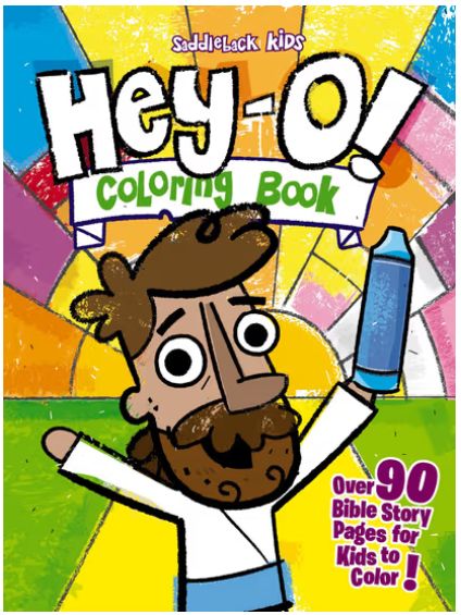 Hey-O! Coloring Book: Over 90 Bible Story Pages for Kids to Color