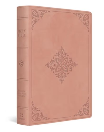 ESV Holy Bible Dyslexia-Friendly Edition (Trutone, Blush Rose, Fleur-De-Lis Design)