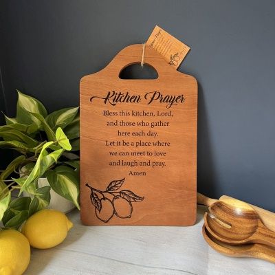 Kitchen Prayer Cedar Cutting Board