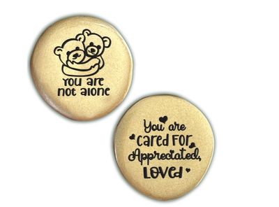 You Are Not Alone Pocket Pebble
