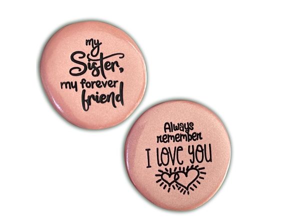 Sister Forever Friend Pocket Pebble