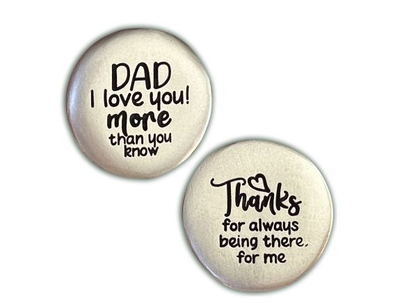 Dad I Love You Pocket Pebble