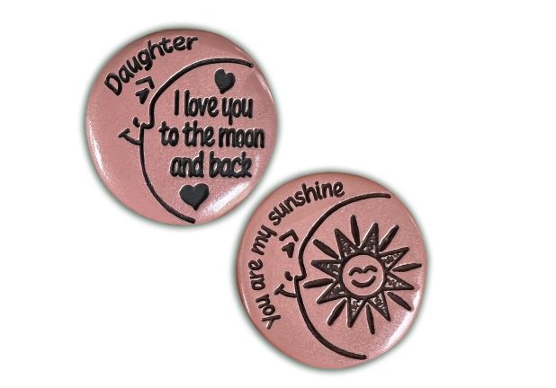 Daughter I Love You Pocket Pebble