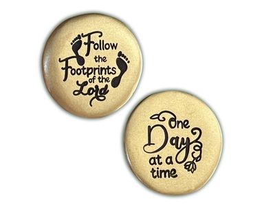 Footprints Pocket Pebble