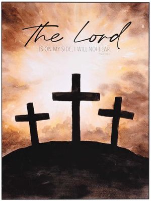 The Lord on My Side No Fear Wall Plaque