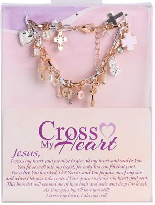 Bracelet Cross My Heart Multi Cross Drop