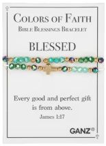 Colors of Faith Bible Blessings 6" Bracelet