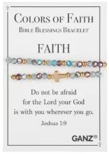 Colors of Faith Bible Blessings 6" Bracelet