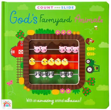 God's Farmyard Animals: A Count and Slide Book